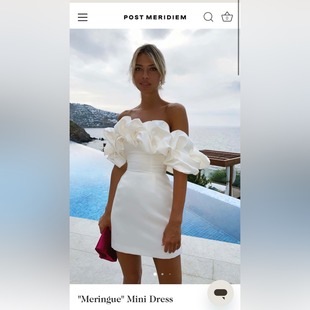 Post Meridiam Meringue Mini Dress